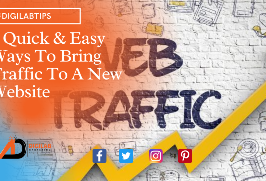 6 Quick & Easy Ways To Bring Traffic To A New Website